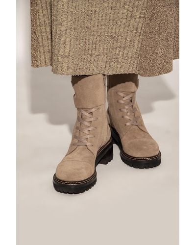 See By Chloé ‘Mallory’ Suede Ankle Boots - Brown