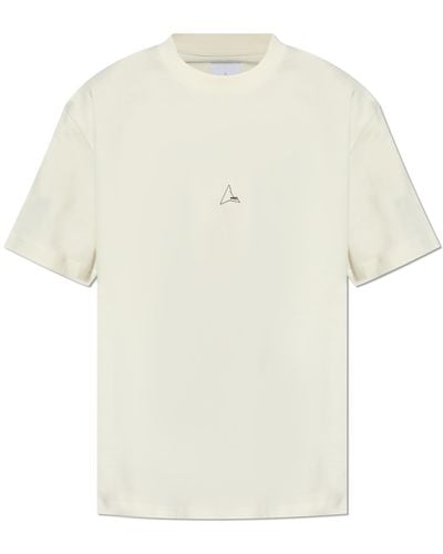 Roa T-shirt With Logo, - White