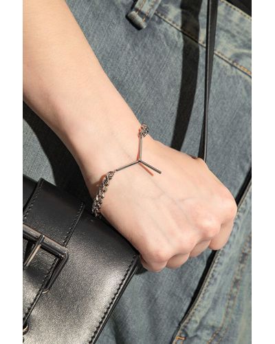 Y. Project Bracelet With Logo - Gray
