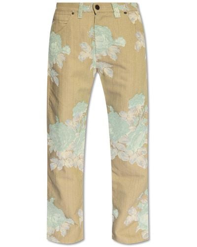 Vivienne Westwood Jacquard Trousers, - Natural