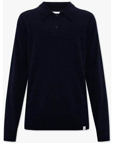 Norse Projects 'marco' Polo Jumper - Blue