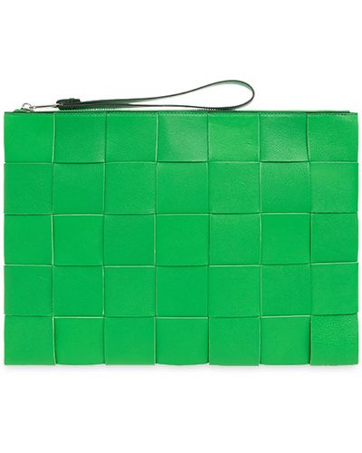Bottega Veneta ‘Pouch Large’ Handbag - Green