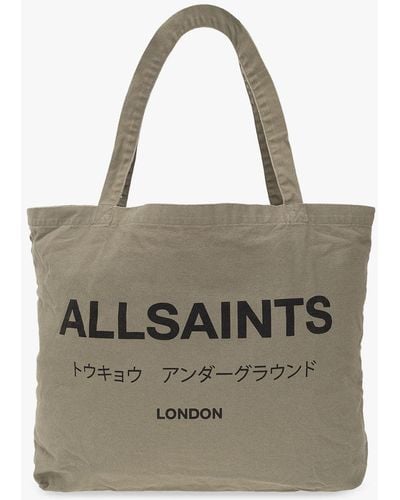 AllSaints 'underground' Shopper Bag, - Green