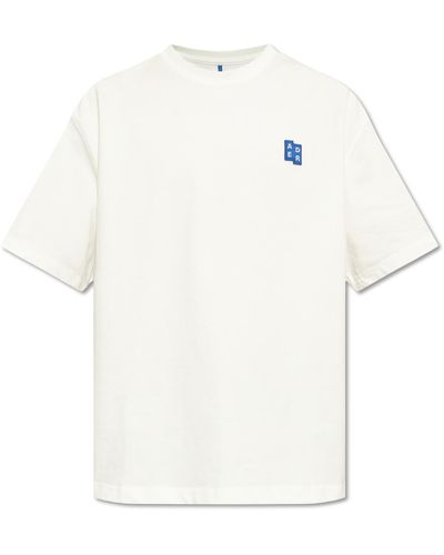 Adererror T-shirt With Logo, - White