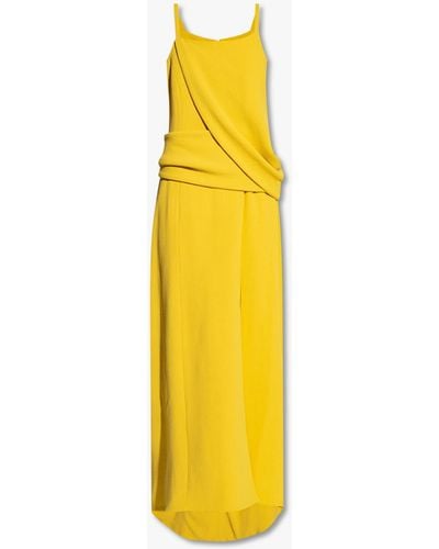 BITE STUDIOS Wool Slip Dress - Yellow
