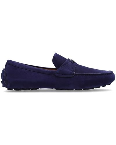 Ferragamo 'florin' Shoes, - Blue
