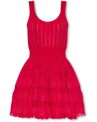 Alaïa Sleeveless Dress - Red