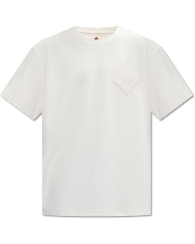 MCM Patched T-shirt, - White