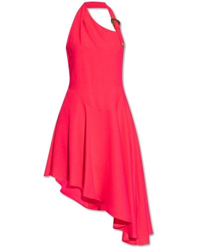 Versace Asymmetrical Dress, - Pink