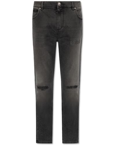 Balmain Regular-Fit Jeans - Black