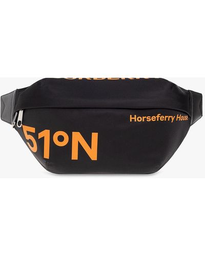 Burberry Belt Bag With Logo - Black