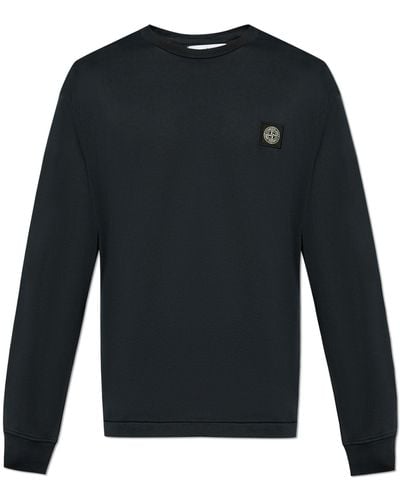 Stone Island T-Shirt With Logo Patch - Multicolour