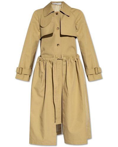 JW Anderson Cotton Coat, - Natural