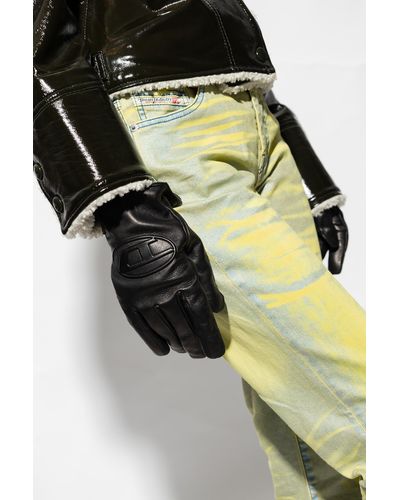 DIESEL ‘G-Reies’ Gloves - Yellow