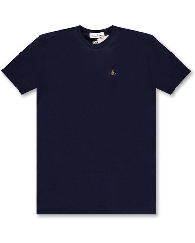 Vivienne Westwood Logo T-Shirt - Blue