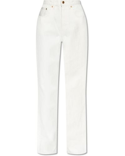 Tory Burch High-Rise Jeans - White