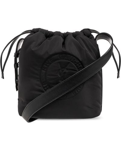 Saint Laurent 'rive Gauche' Bucket Shoulder Bag, - Black