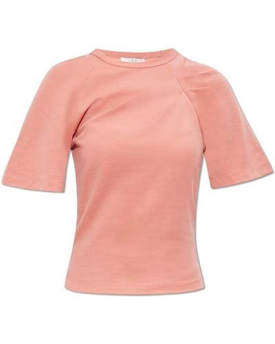 IRO 'umae' Draped T-shirt, - Pink