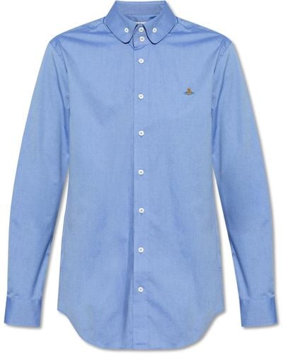 Vivienne Westwood Shirt With Logo - Blue