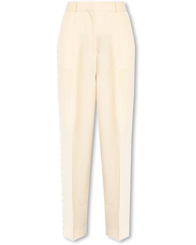 Totême Pleat-Front Trousers - White