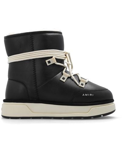 Amiri 'malibu Hi' Snow Boots, - Black