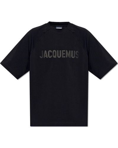 Jacquemus Typo T-Shirt - Black