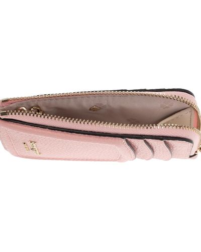 Kate Spade 'knott' Card Case With Logo - Pink