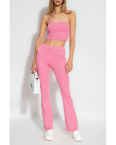 Aeron Flared Pants - Pink