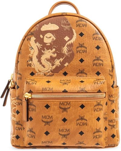 MCM X Bape, - Orange