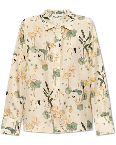 Munthe Silk Shirt 'Kaseia' - Natural