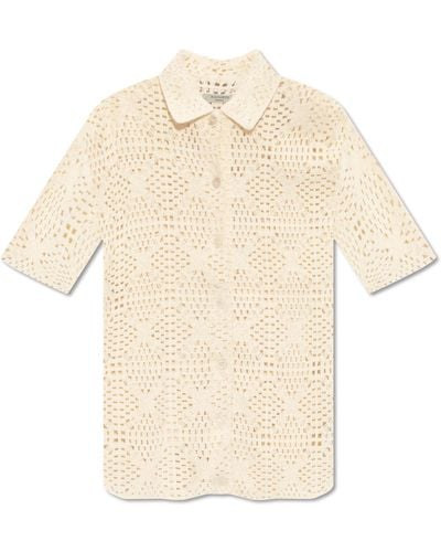 AllSaints Lace Shirt 'milly', - Natural