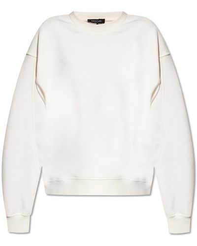 Fabiana Filippi Cotton Sweatshirt, - White