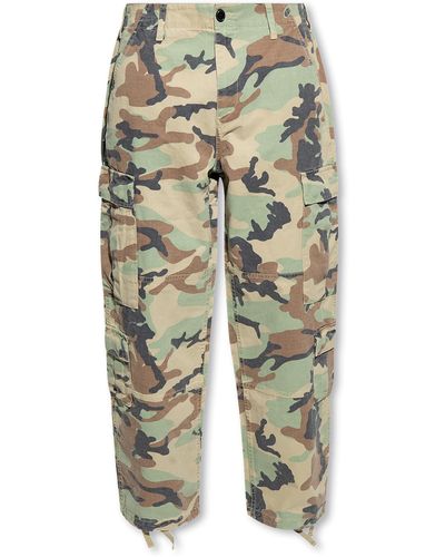 Stussy Camo Trousers - Green