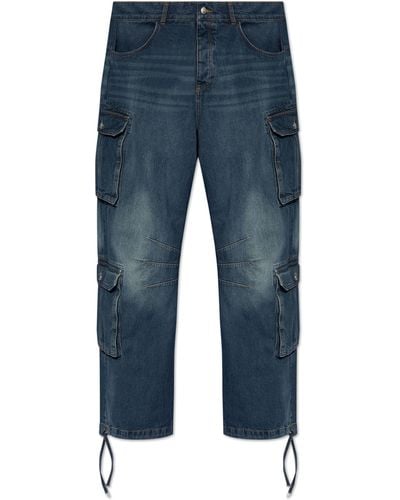 MISBHV Cargo-type Jeans, - Blue