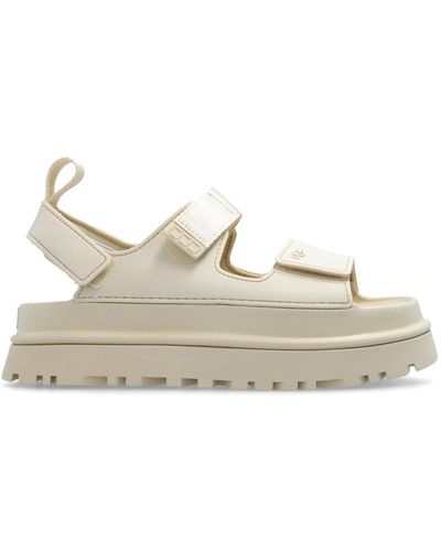 UGG 'goldenglow' Platform Sandals, - White