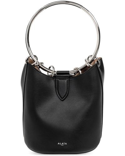Alaïa 'medium Ring' Handbag, - Black