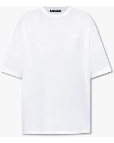 Acne Studios T-shirt With Logo, - White