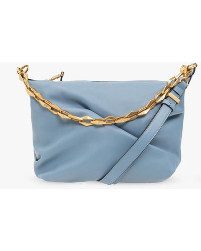 Jimmy Choo Diamond Hobo Shoulder Bag - Blue