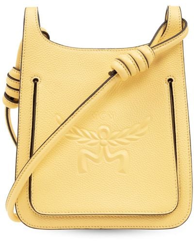 MCM 'himmel Mini' Shoulder Bag, - Yellow