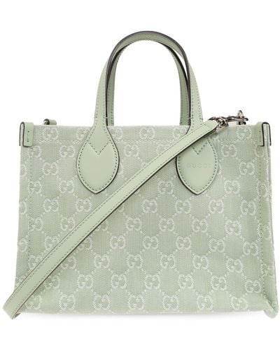 Gucci 'ophidia Medium' Shoulder Bag, - Green
