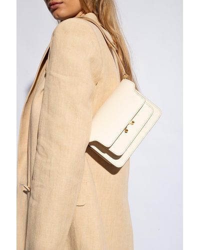 Marni 'trunk Mini' Shoulder Bag, - White