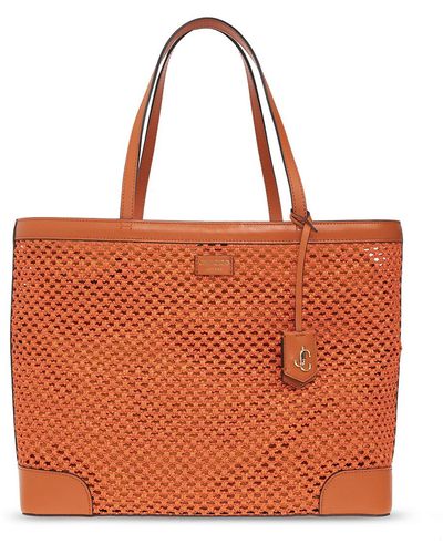 Jimmy Choo 'nine2five' Shopper Bag - Orange