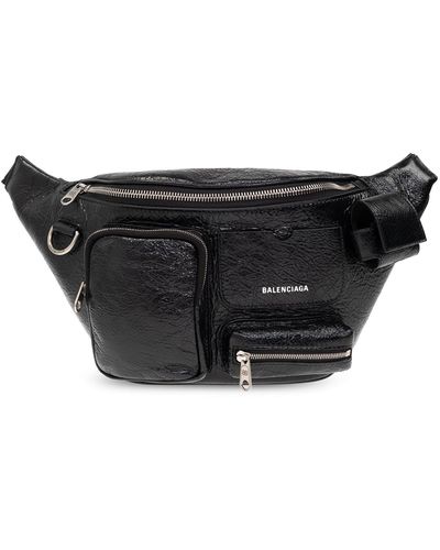 Belt bag Balenciaga Black in Wicker - 25667950