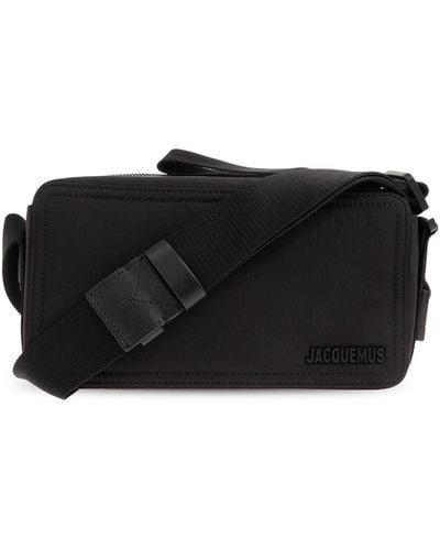 Jacquemus 'le Cuerda Horizontal' Shoulder Bag, - Black