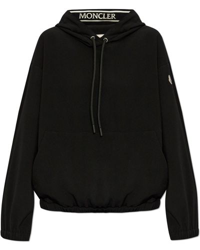 Moncler Hooded Sweatshirt - Black