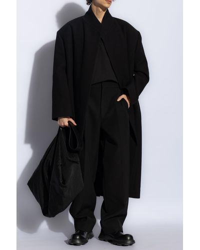 Fear Of God Coat With Pockets, - Black