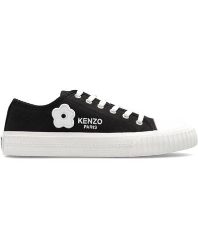 KENZO Sports Shoes With Logo, - White