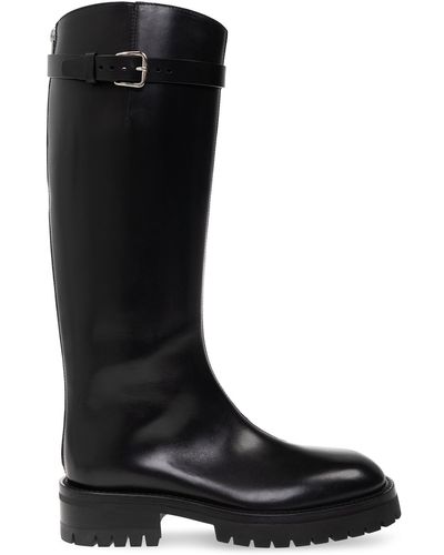 Ann Demeulemeester Leather 'nes' Boots - Black