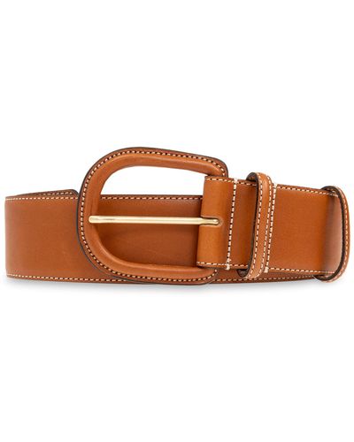 By Malene Birger 'salinna' Leather Belt, - Brown