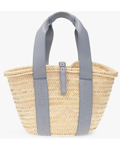 Chloé ‘Chloe Sense Medium’ Shopper Bag - Natural